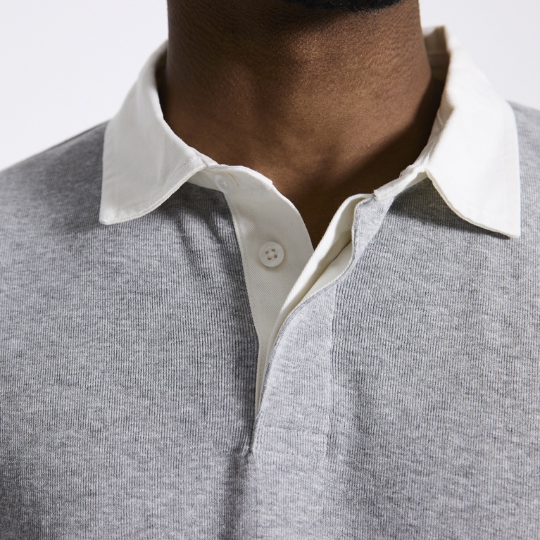 Rugby shirt "Ray Rugby" Grey Melange